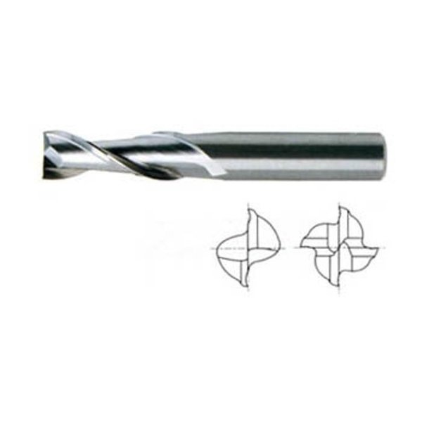 Yg-1 Tool Co 2 Flute Long Ticn-Coated Carbide 02598TC